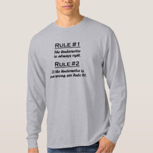Regel-Versicherer T-Shirt