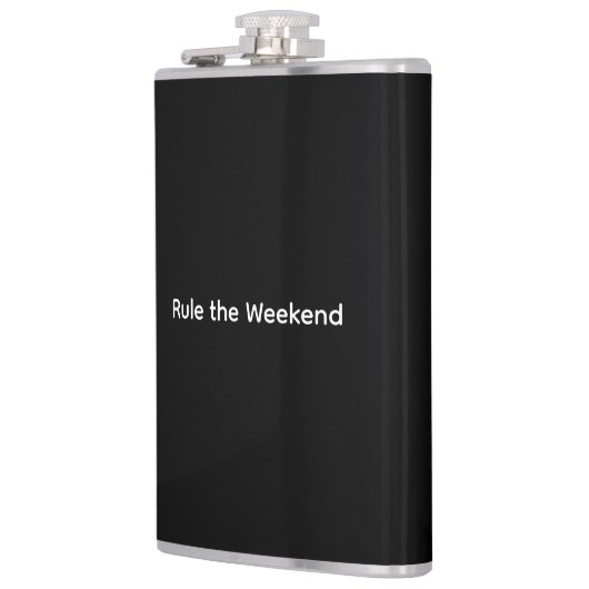 Regel: Vinyl Wrapped Flask am Wochenende Flachmann (Links)