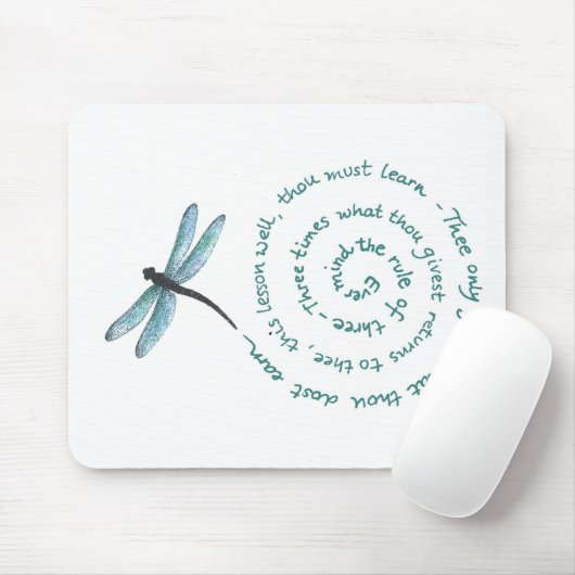 Regel von 3 - das Gesetz der Hexe - Wiccan Rede Mousepad (Mit Mouse)