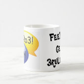 Regel von 3 füttern die Geek-Tasse Kaffeetasse (Mittel)