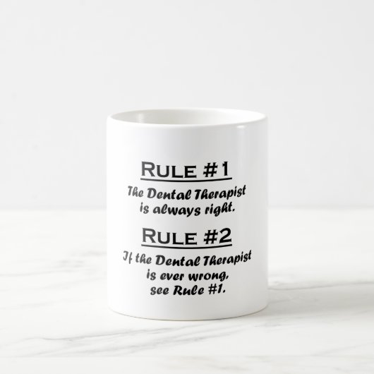 Regel-zahnmedizinischer Therapeut Kaffeetasse (Mittel)