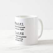 Regel-ziviler Ingenieur Kaffeetasse (VorderseiteRechts)
