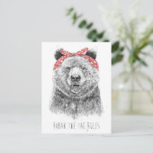 Regelbruch Postkarte (Stehend Vorderseite)