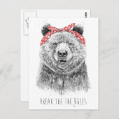 Regelbruch Postkarte (Vorne/Hinten)