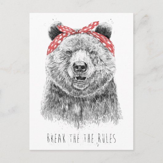 Regelbruch Postkarte (Vorderseite)