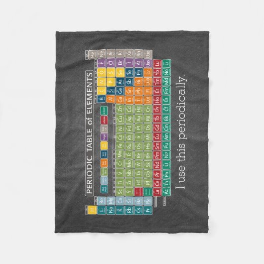 Regelmäßig regelmäßige Übersicht über die Elements Fleecedecke (Vorderseite)