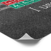 Regelmäßig regelmäßige Übersicht über die Elements Poster (Ecke)