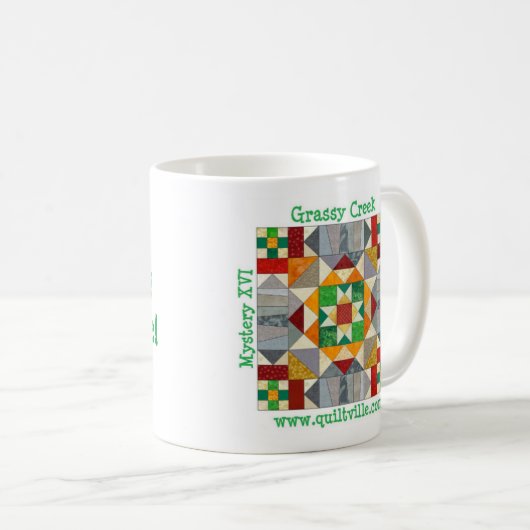 Regelmäßige 11 oz Tasse für Grassy Creek (VorderseiteRechts)