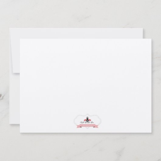 Regelmäßige Ankündigung oder Einladung (Rückseite)