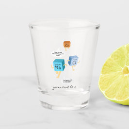 Regelmäßige Chemie Tischelemente Lehrer individuel Schnapsglas