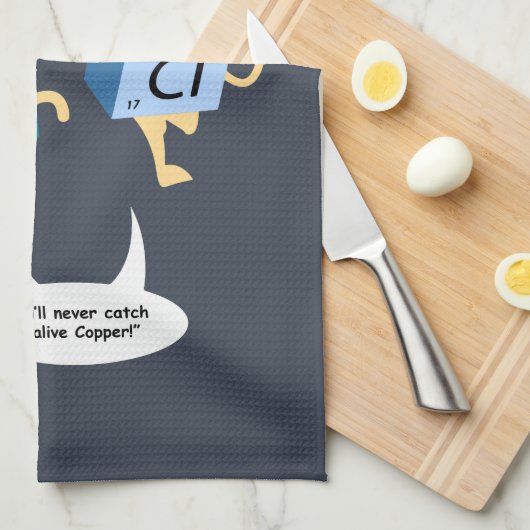 Regelmäßige chemische Tabellenelemente Geschirrtuch (Viertel Falte)