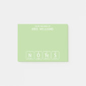 Regelmäßige Schreibnotizen für Tabellenelemente Le Post-it Klebezettel (Vorderseite)