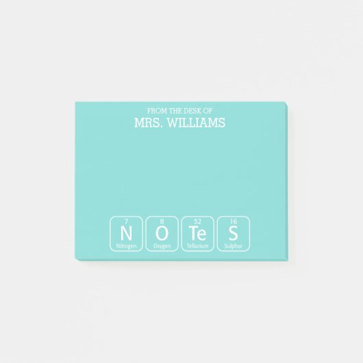 Regelmäßige Schreibnotizen für Tabellenelemente Le Post-it Klebezettel (Vorderseite)