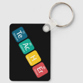 Regelmäßige Schreibweise von Tabellenelementen Schlüsselanhänger (Rückseite)