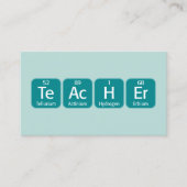 Regelmäßige Schreibweise von Tabellenelementen Visitenkarte (Vorderseite)