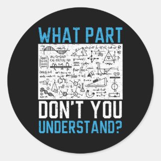 Regelmäßige Tabelle der Chemieingenieurchemie Runder Aufkleber