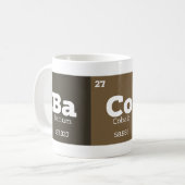 Regelmäßige Tabelle für Chemielehrer Geburtstagsga Kaffeetasse (Vorderseite Links)