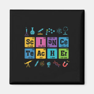 Regelmäßige Tabelle für Lehrer Chemie Magnet