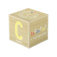Regelmäßige Tafel Alphabet Block Carbon Educationa