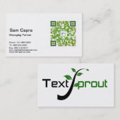 Regelmäßige Visitenkarte (Vorne/Hinten)