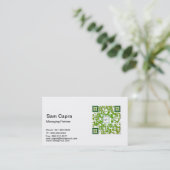 Regelmäßige Visitenkarte (Stehend Vorderseite)