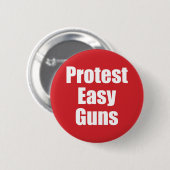 Regelmäßiger Knopf - Protest-einfache Gewehre Button (Vorne & Hinten)