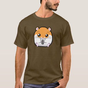 Regelmäßiger syrischer orange weißer Hamster T-Shirt