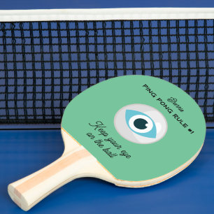 Regeln #1 und #2 (Rückseite & Vorderseite) Tischtennis Schläger