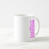 Regeln der Felsen-Stern-Tasse Kaffeetasse (VorderseiteRechts)