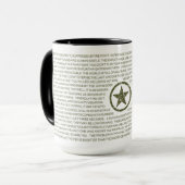 Regeln der Kampf-Tasse Tasse (Vorderseite Links)