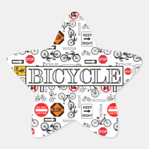 Regeln der Straße Stern-Aufkleber