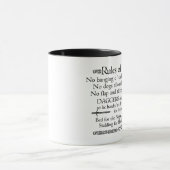 Regeln des Gasthauses, Gastwirt-Zeichen des 18. Tasse (Zentrum)