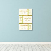 Regeln des Hauses überwunden Canvas Leinwanddruck (Insitu (Holzboden))