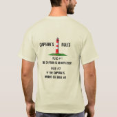 Regeln des Kapitäns T-Shirt (Rückseite)