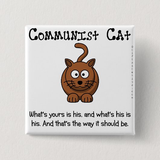 Regeln des Kommunismus Button (Vorderseite)