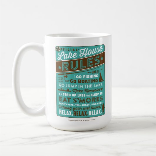 Regeln des Lake House Kaffeetasse (Links)