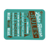 Regeln des Lake House Magnet (Horizontal)
