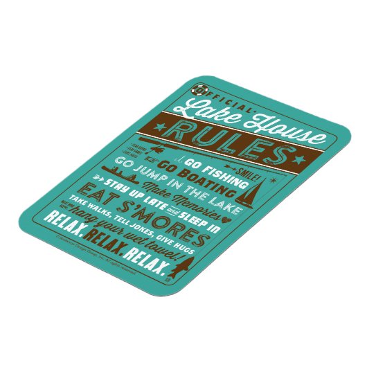 Regeln des Lake House Magnet (Linke Seite)