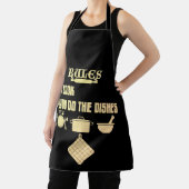 Regeln, die ich dir koche, machen die Geschirr Schürze (InSitu)
