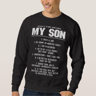 Regeln, die meinen Sohn für Männer zum Vater Verab Sweatshirt