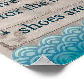 Regeln für Beach House Poster (Ecke)