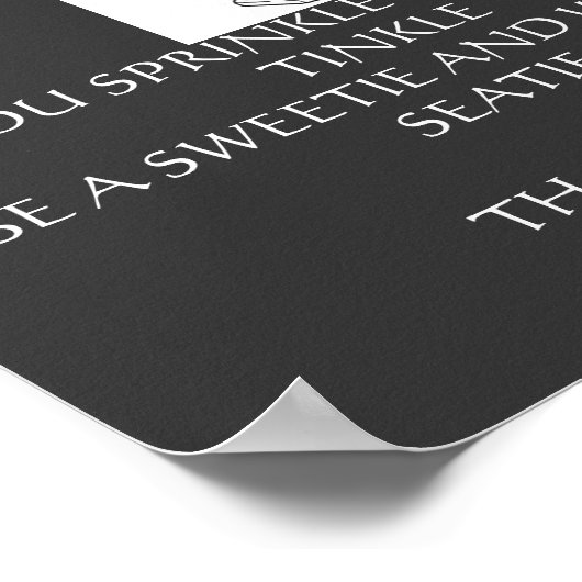 REGELN FÜR DAS BADEZIMMER POSTER (Ecke)