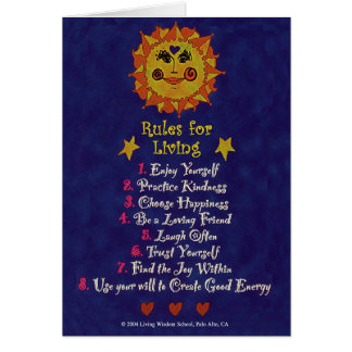 Regeln für das Leben