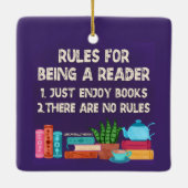 Regeln für das Lesen Keramikornament (Rückseite)