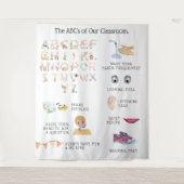 Regeln für das pädagogische Lernen Wandteppich (Vorderseite)