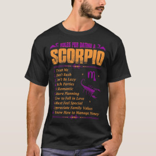 Regeln für das Verabred eines Scorpio Zodiac Funn T-Shirt