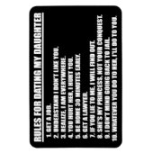 Regeln für das Verabred meines Premium-Flexi-Magaz Magnet (Vertikal)