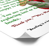 Regeln für die Klassenbibliothek/Kassenprüfverfahr Poster (Ecke)