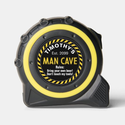 Regeln für die Messung des Man Cave Garage Maßband (Vorderseite)