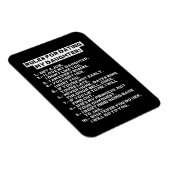 Regeln für die verabred meiner Tochter Magnet (Rechte Seite)